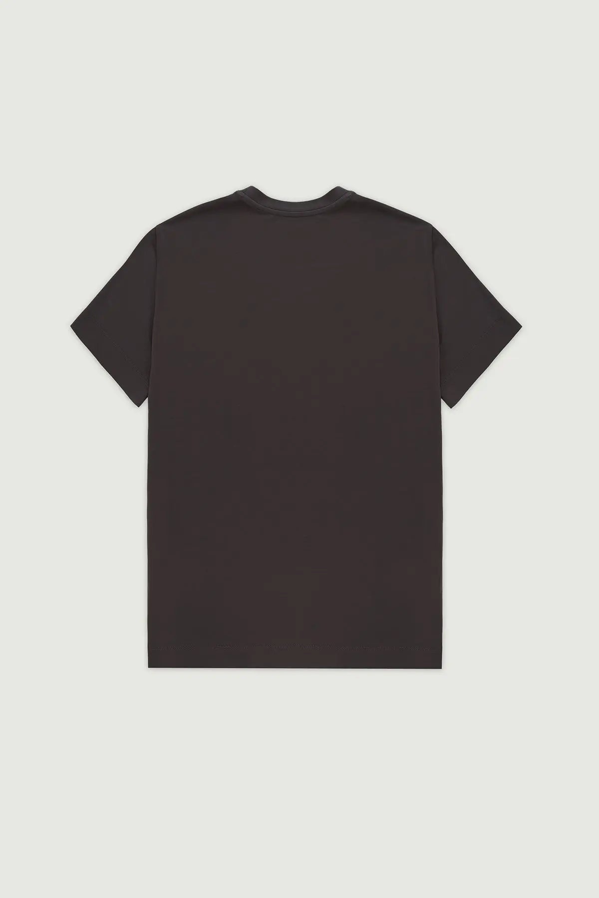 Antrasit Kısa Kollu Örme Erkek T-Shirt  Mısırlı