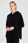 Siyah İnci Detaylı Kadın Sweatshirt
