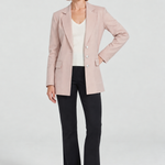 Camel Triko Kadın Blazer Ceket  Mısırlı