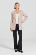 Camel Triko Kadın Blazer Ceket