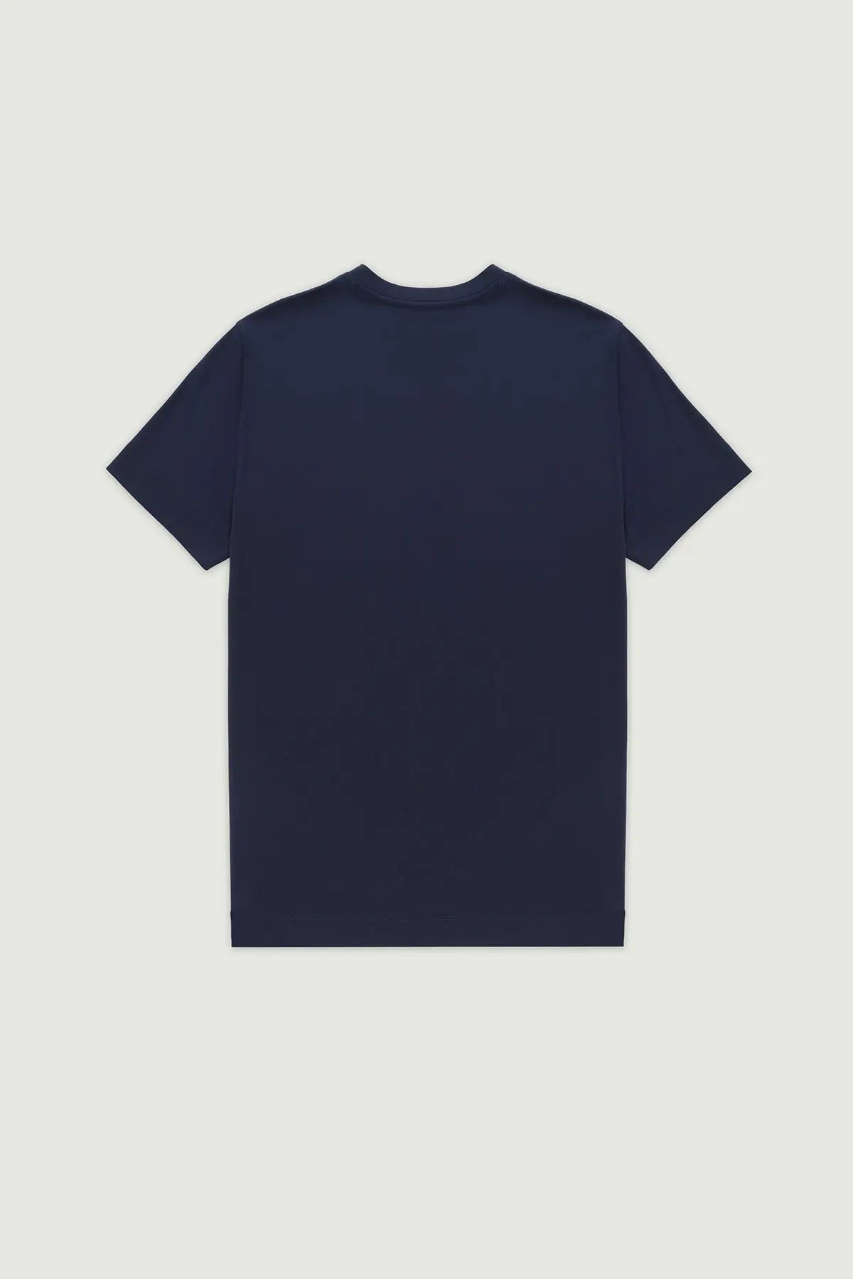 Lacivert Kısa Kollu Örme Erkek T-Shirt  Mısırlı