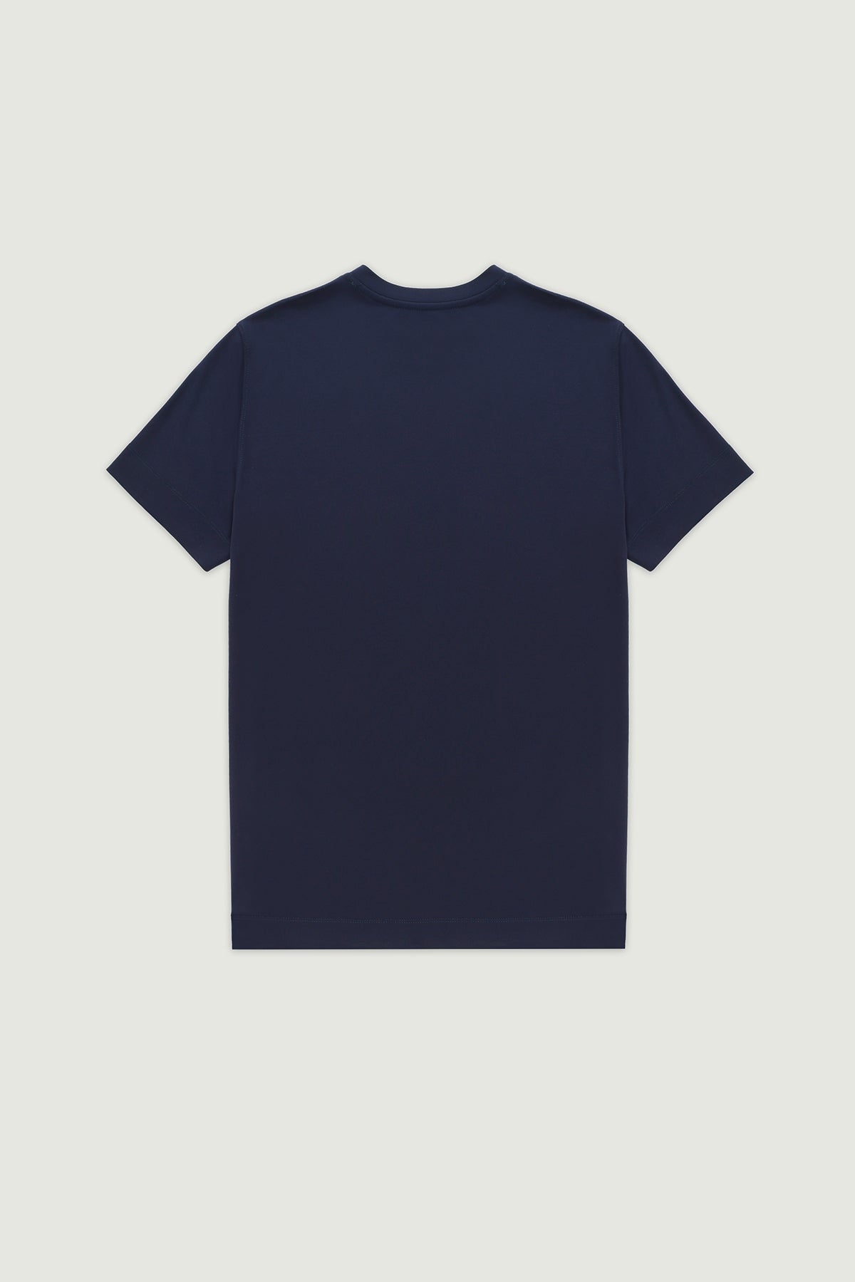 Lacivert Kısa Kollu Örme Erkek T-Shirt  Mısırlı
