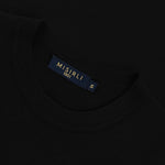 Siyah Bisiklet Yaka Triko Erkek T-Shirt  Mısırlı