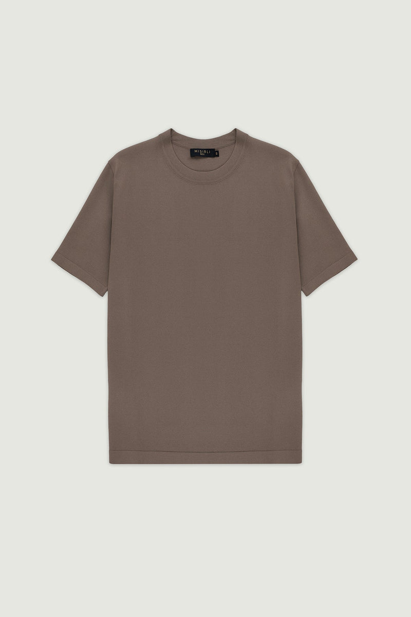 Vizon Bisiklet Yaka Triko Erkek T-Shirt  Mısırlı