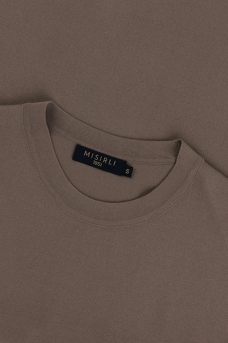 Vizon Bisiklet Yaka Triko Erkek T-Shirt