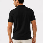 Siyah Polo Yaka Triko Erkek T-Shirt  Mısırlı