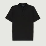 Siyah Polo Yaka Triko Erkek T-Shirt  Mısırlı
