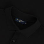 Siyah Polo Yaka Triko Erkek T-Shirt  Mısırlı