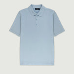 Açık Mavi Polo Yaka Triko Erkek T-Shirt  Mısırlı