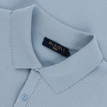 Açık Mavi Polo Yaka Triko Erkek T-Shirt  Mısırlı