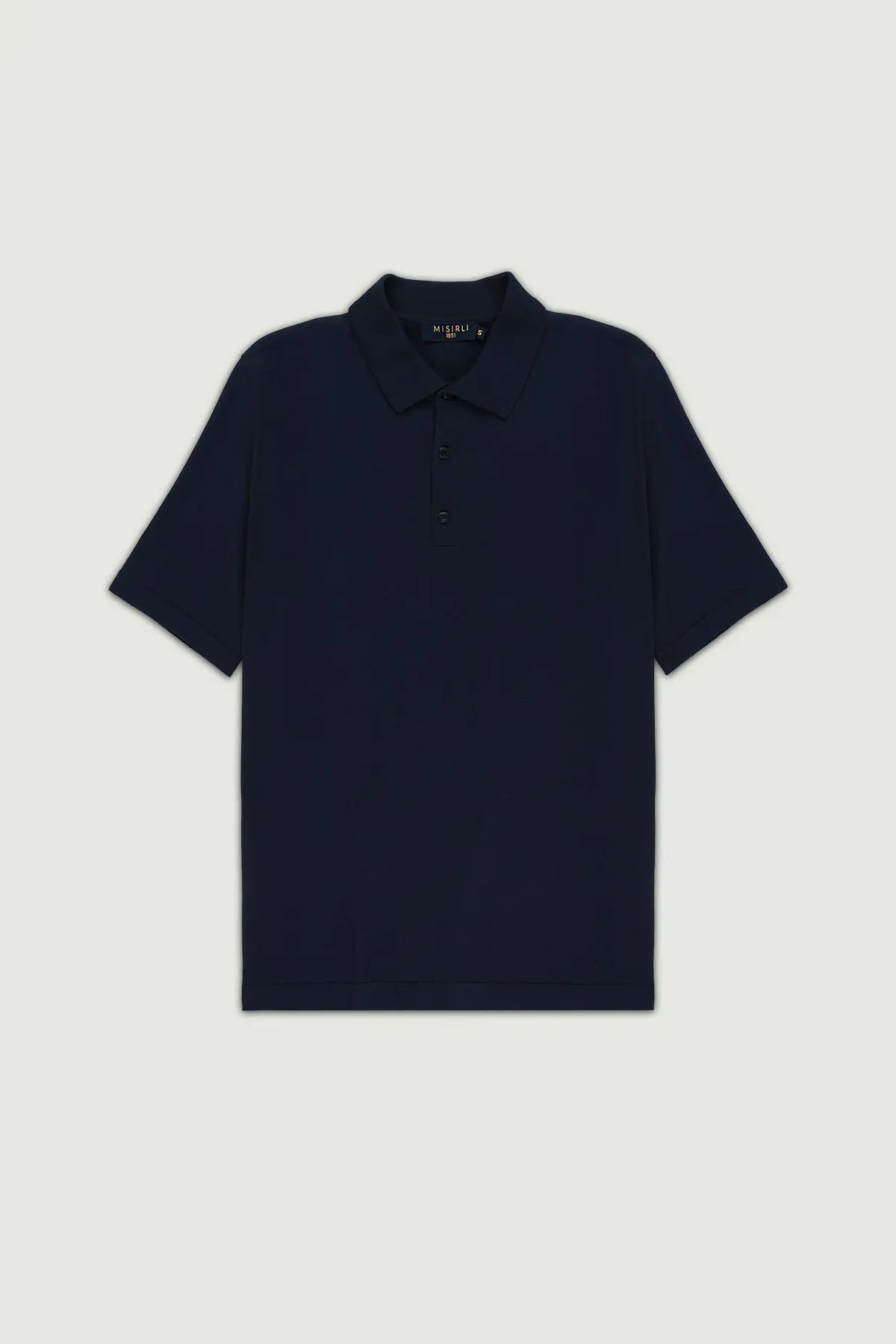 Lacivert Polo Yaka Triko Erkek T-Shirt  Mısırlı