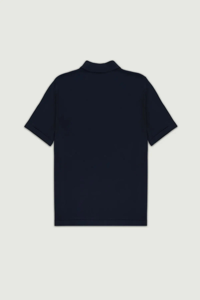 Lacivert Polo Yaka Triko Erkek T-Shirt