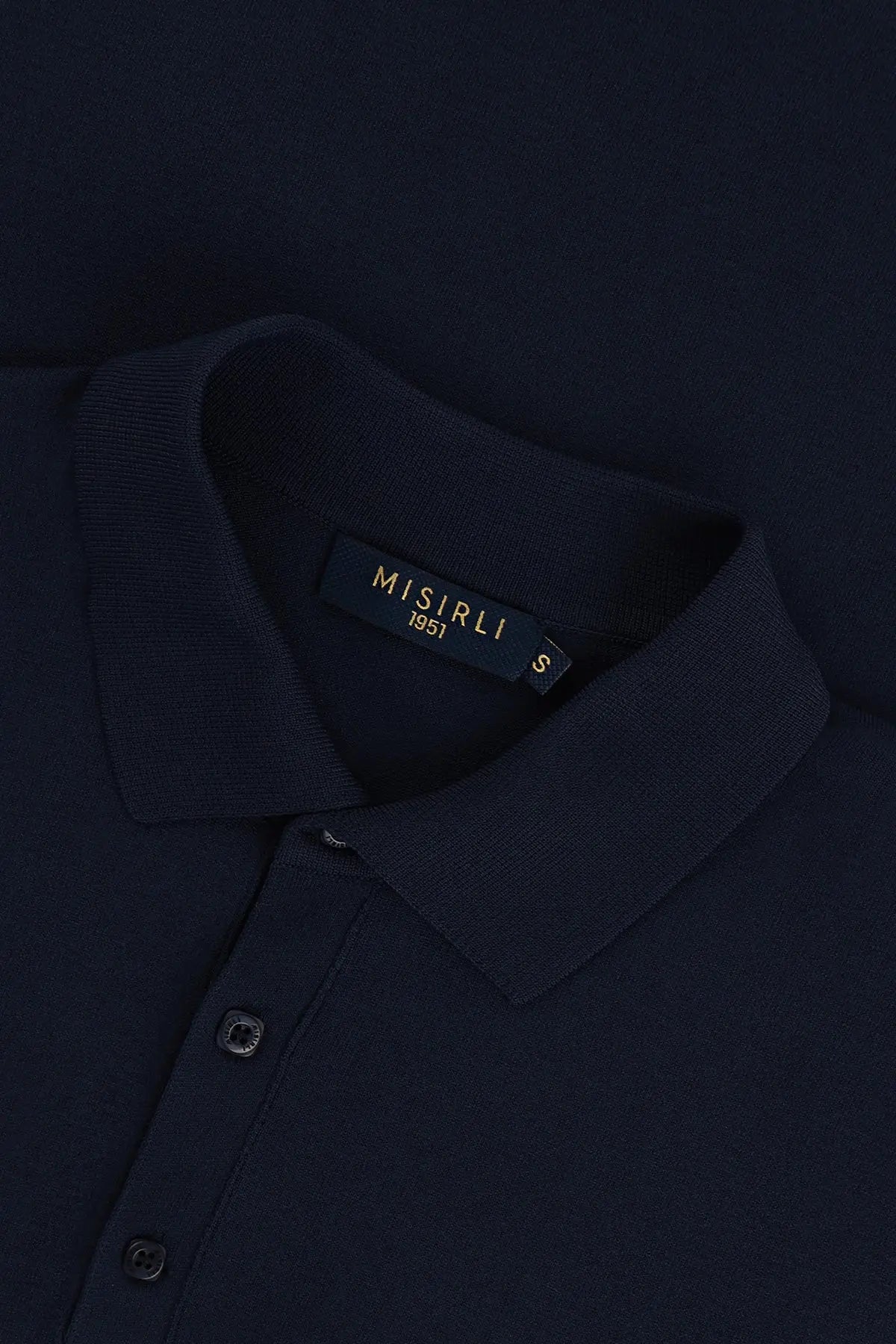 Lacivert Polo Yaka Triko Erkek T-Shirt  Mısırlı