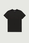 Siyah Kısa Kollu Örme Erkek T-Shirt