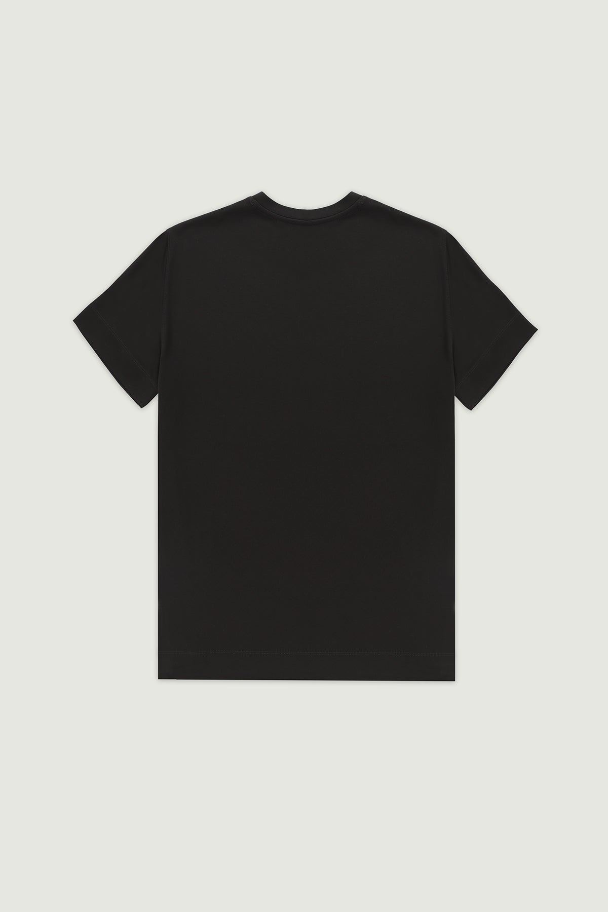 Siyah Kısa Kollu Örme Erkek T-Shirt  Mısırlı