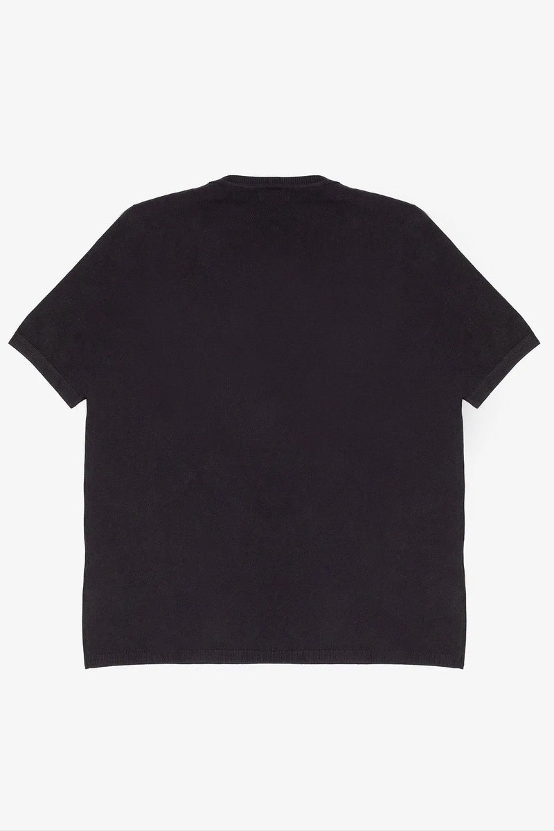 Siyah V Yaka Kadın Tişört  Mısırlı