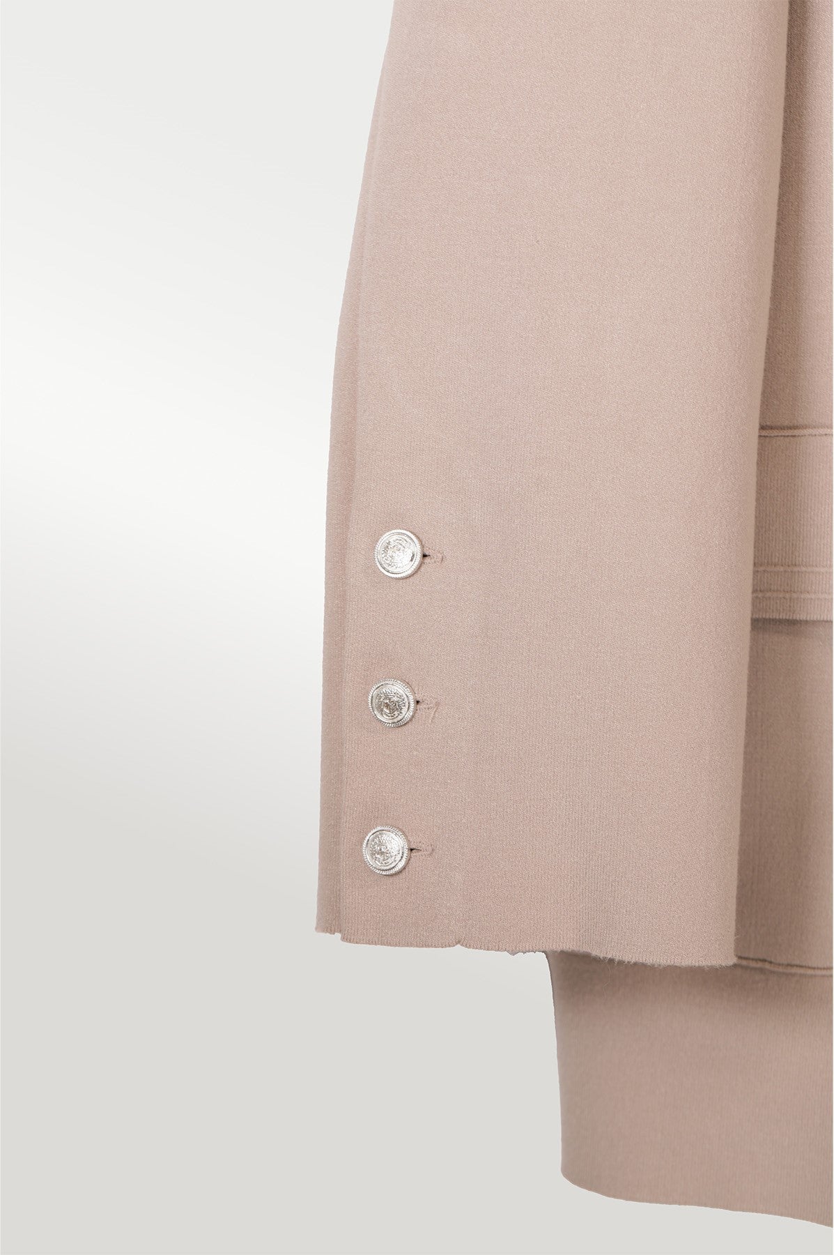Camel Triko Kadın Blazer Ceket  Mısırlı