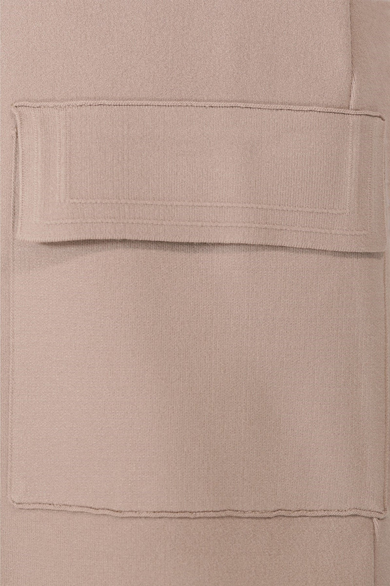 Camel Triko Kadın Blazer Ceket