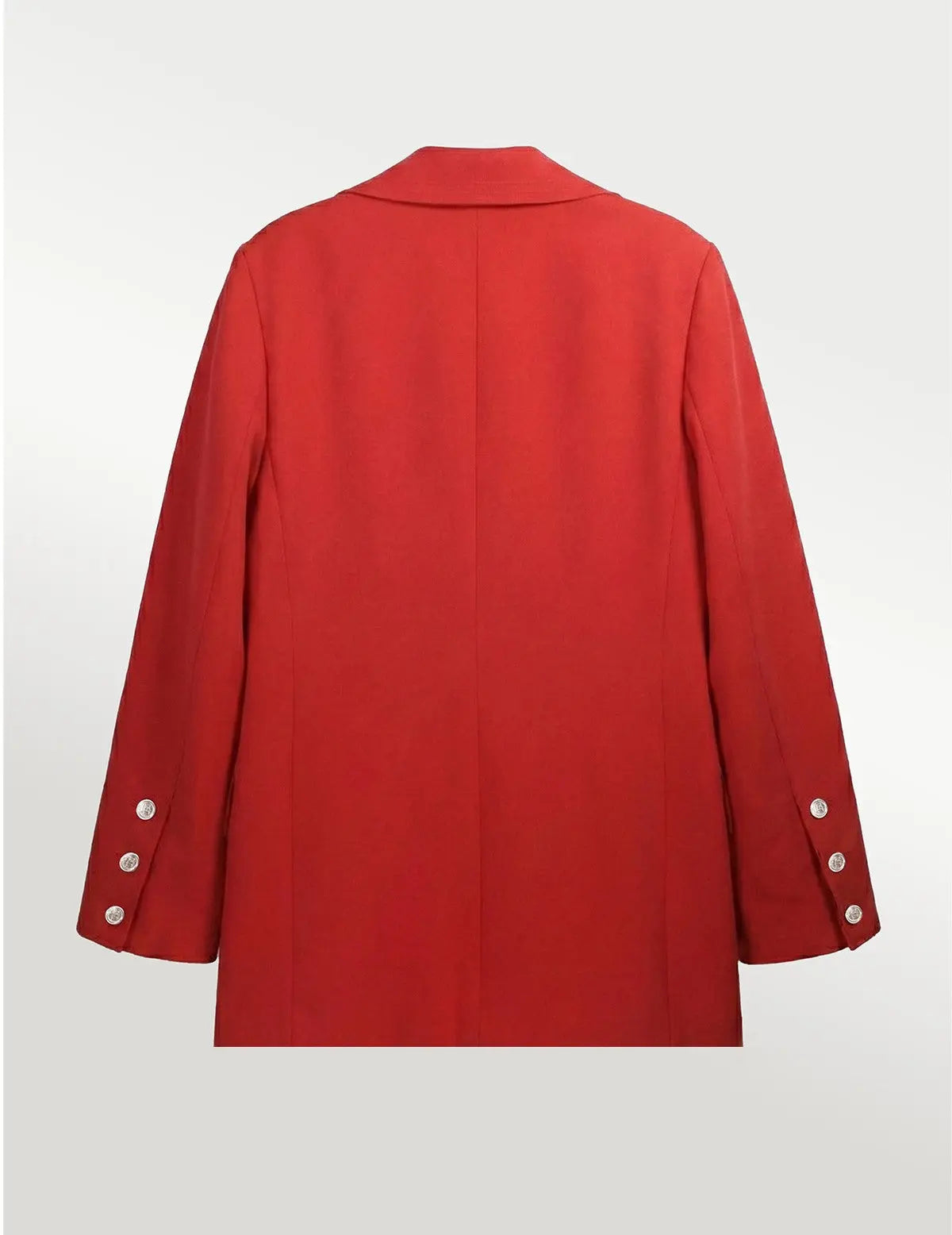 Kırmızı Triko Kadın Blazer Ceket  Mısırlı 1951