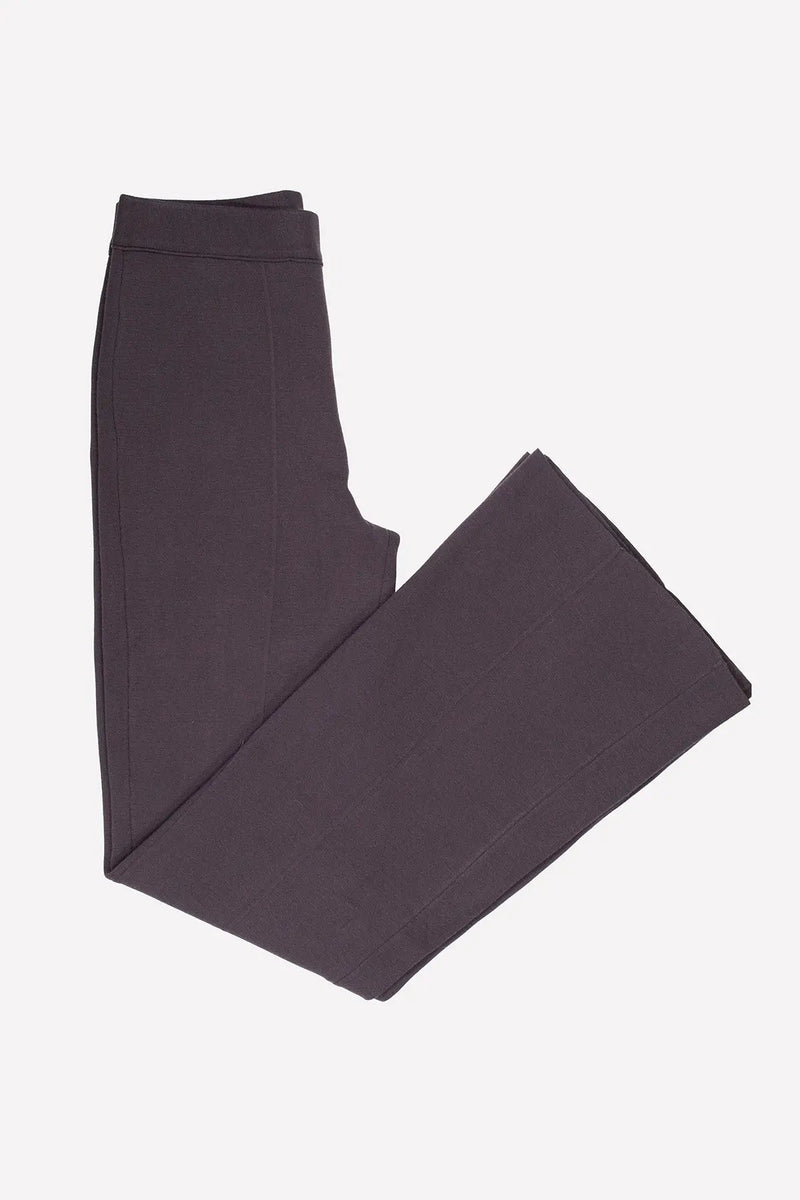 Acı Kahve Geniş Paça Crop Kadın Pantolon  Mısırlı