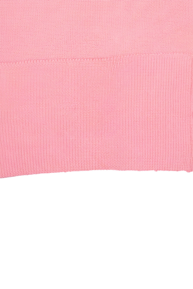 Pembe Düğme Detaylı Kadın Hırka