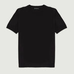 Siyah Kısa Kollu Triko Kadın T-Shirt  Mısırlı