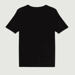 Siyah V Yaka Triko Kadın T-Shirt  Mısırlı