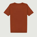 Kızıl Kil V Yaka Triko Kadın T-Shirt  Mısırlı