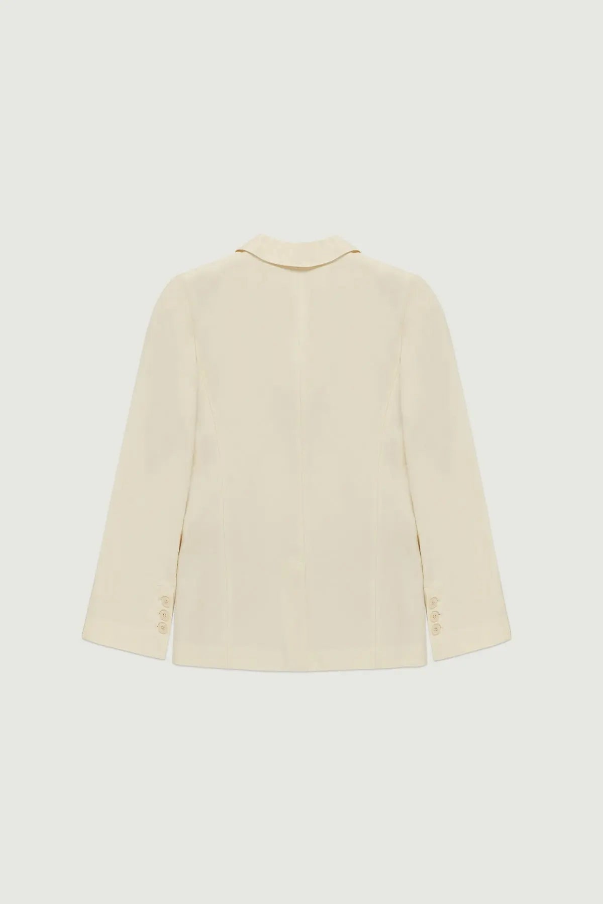 Ekru Çift Düğmeli Kadın Blazer Ceket  Mısırlı 1951