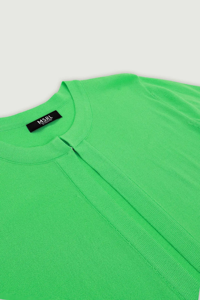 Su Yeşili Taş Agraf Detaylı Kadın Hırka  Mısırlı 1951