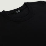 Siyah Rib Detaylı Kadın T-Shirt  Mısırlı