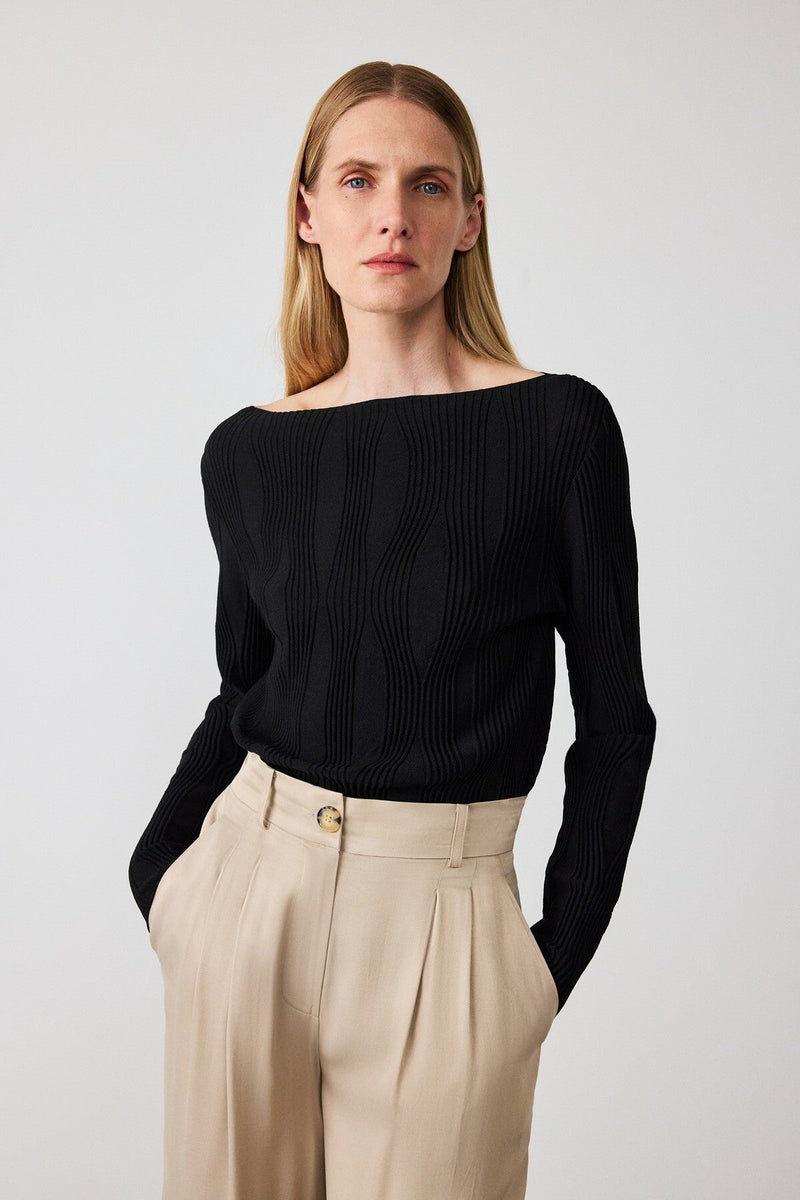 Beige Palazzo Geniş Paça Kadın Pantolon  Mısırlı