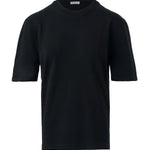 Siyah Bisiklet Yaka Kadın T-Shirt  Mısırlı