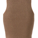 Halter Yaka Camel Triko Crop Top  Mısırlı 1951
