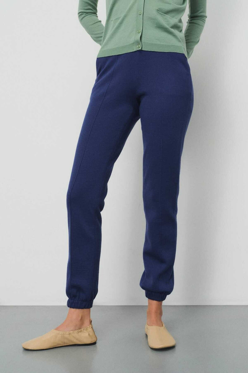Lastik Paça Saks Kadın Pantolon  Mısırlı