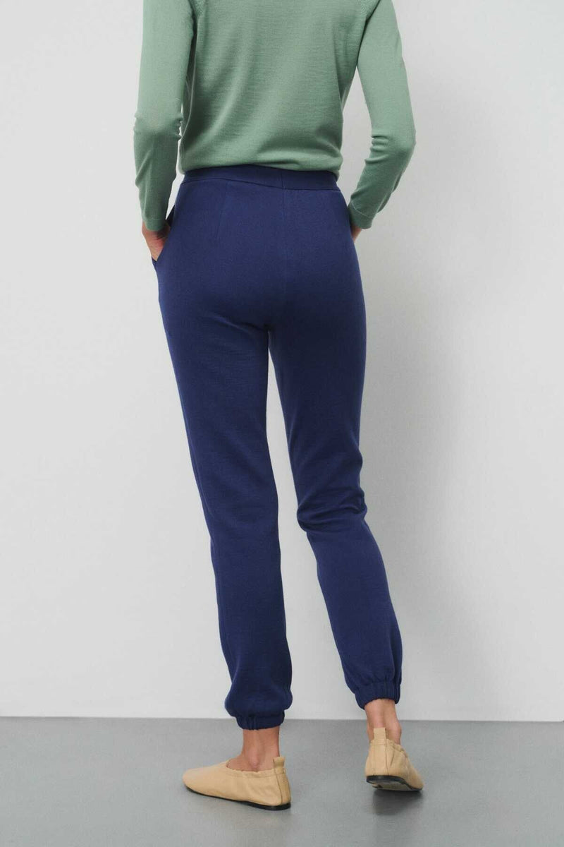 Lastik Paça Saks Kadın Pantolon  Mısırlı