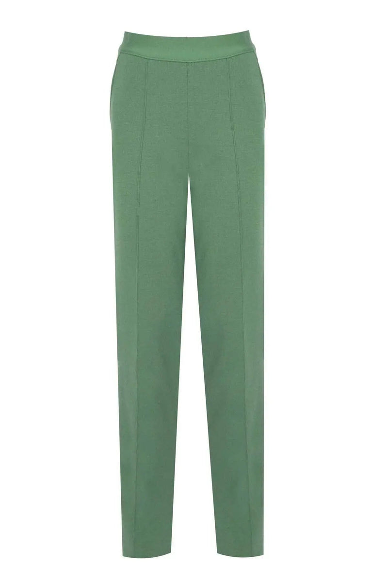 Regular Fit Yeşil Kadın Pantolon