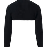 Siyah Crop Top Bluz Set  Mısırlı
